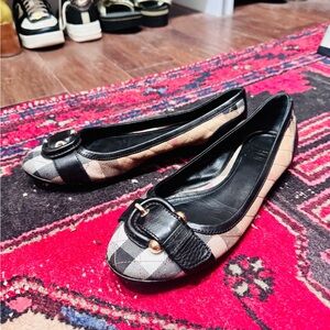 Burberry quilted ballet flats